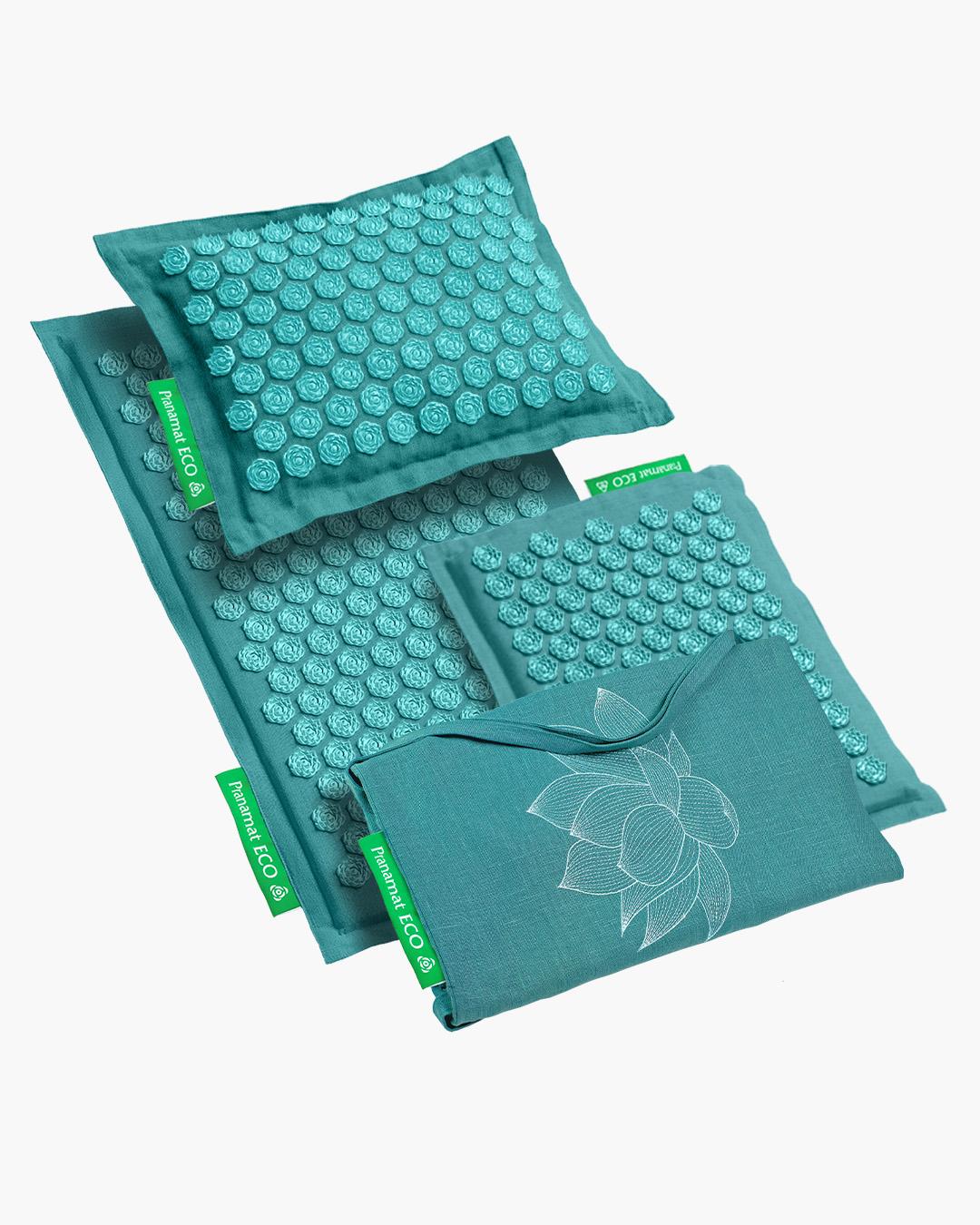 Pranamat + PranaPillow + Mini + BigBag (Azur)