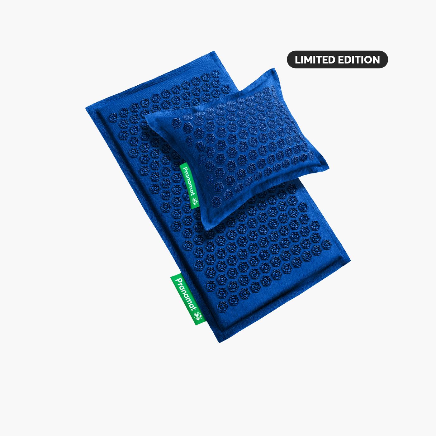 Pranamat + PranaPillow (Monaco Blue)