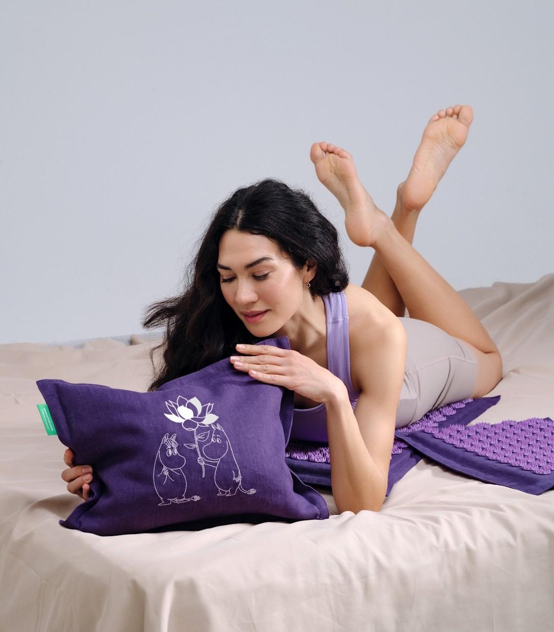 Pranamat + PranaPillow (Lavender) Moomin Collection