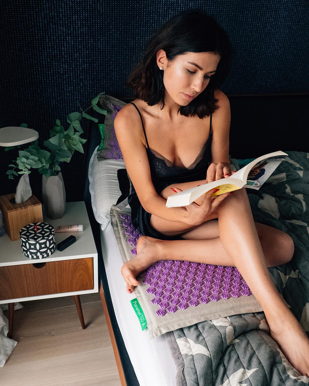 Pranamat + PranaPillow + Mini + BigBag (Amethyst)