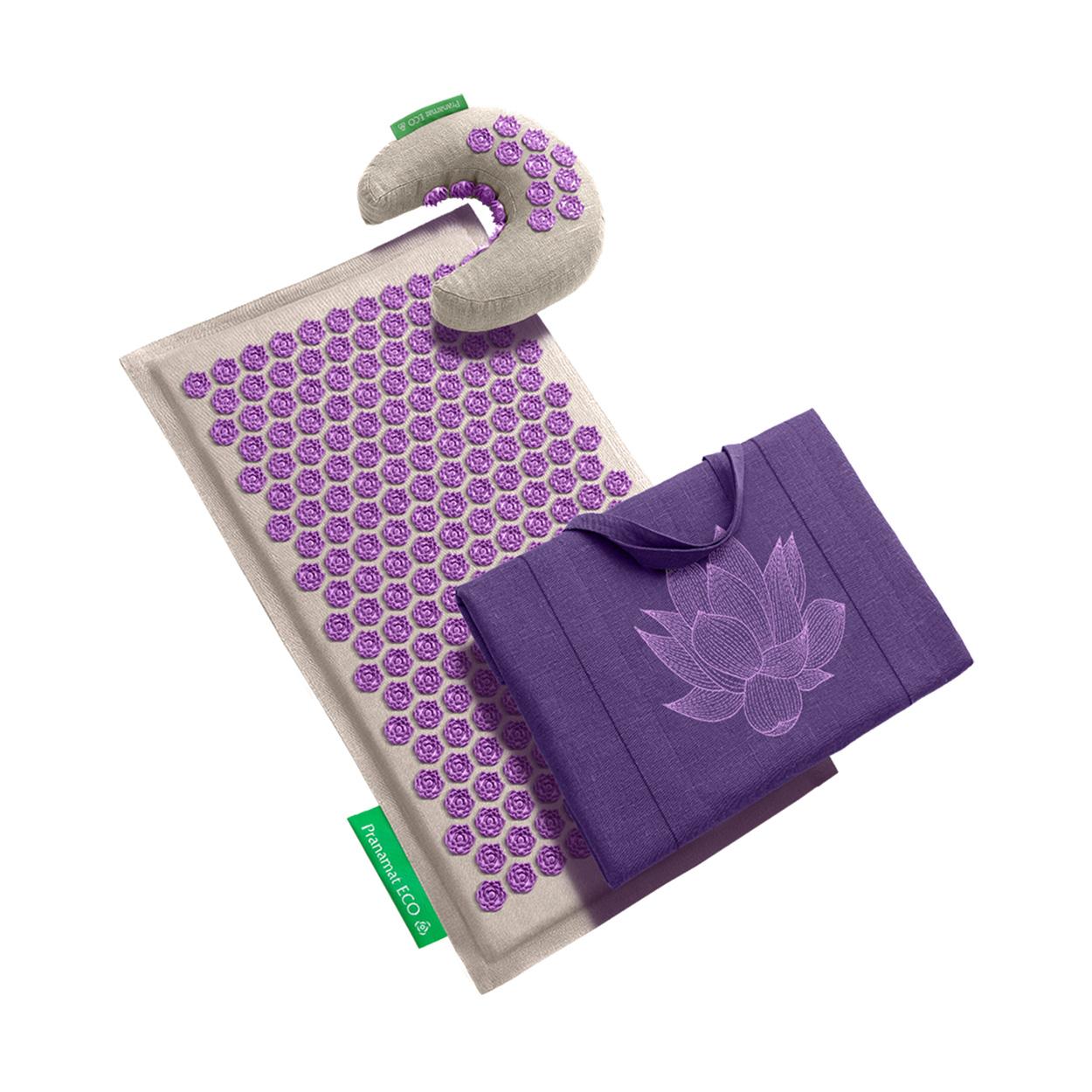 Pranamat + PranaMoon + BigBag (Natural/Violet)