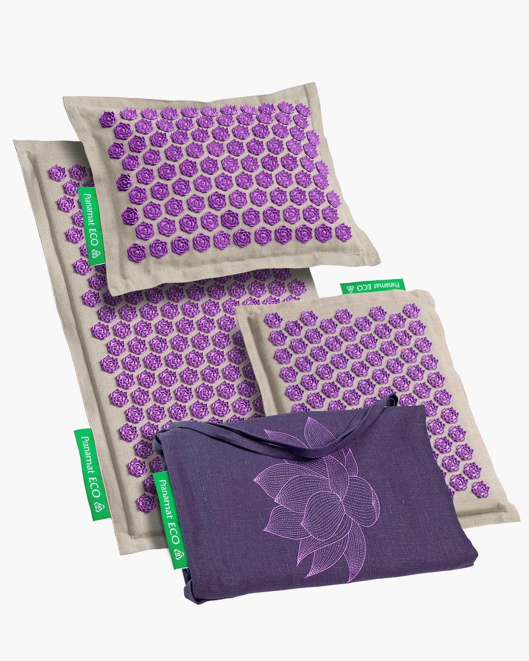 Pranamat + PranaPillow + Mini + BigBag (Amethyst)