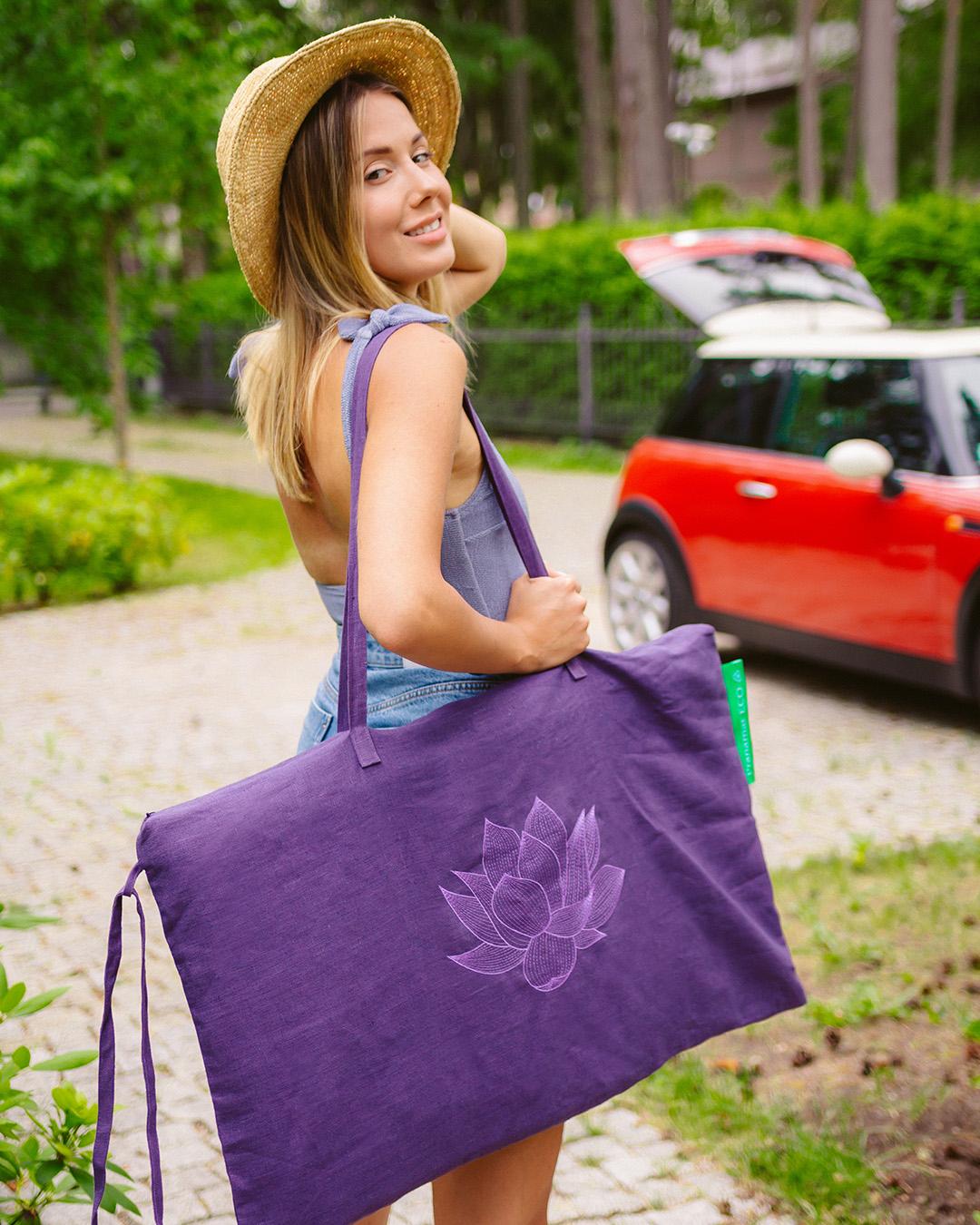 Pranamat + PranaPillow + Mini + BigBag (Lavender)