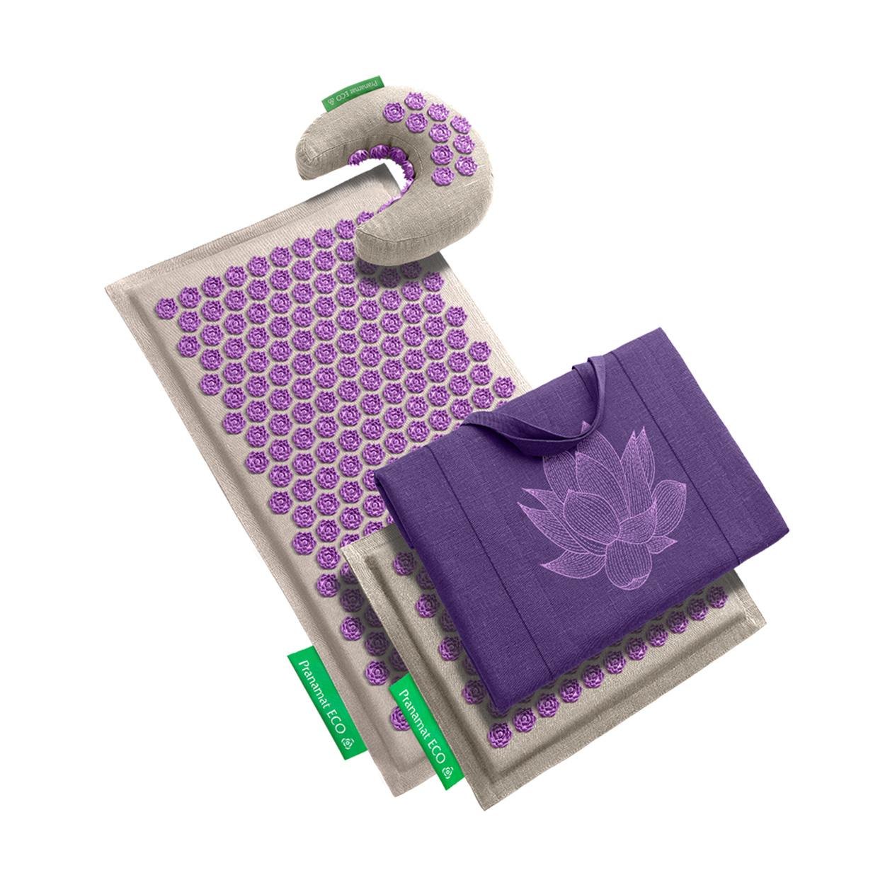 Pranamat + Mini + Moon + BigBag (Natural/Violet)