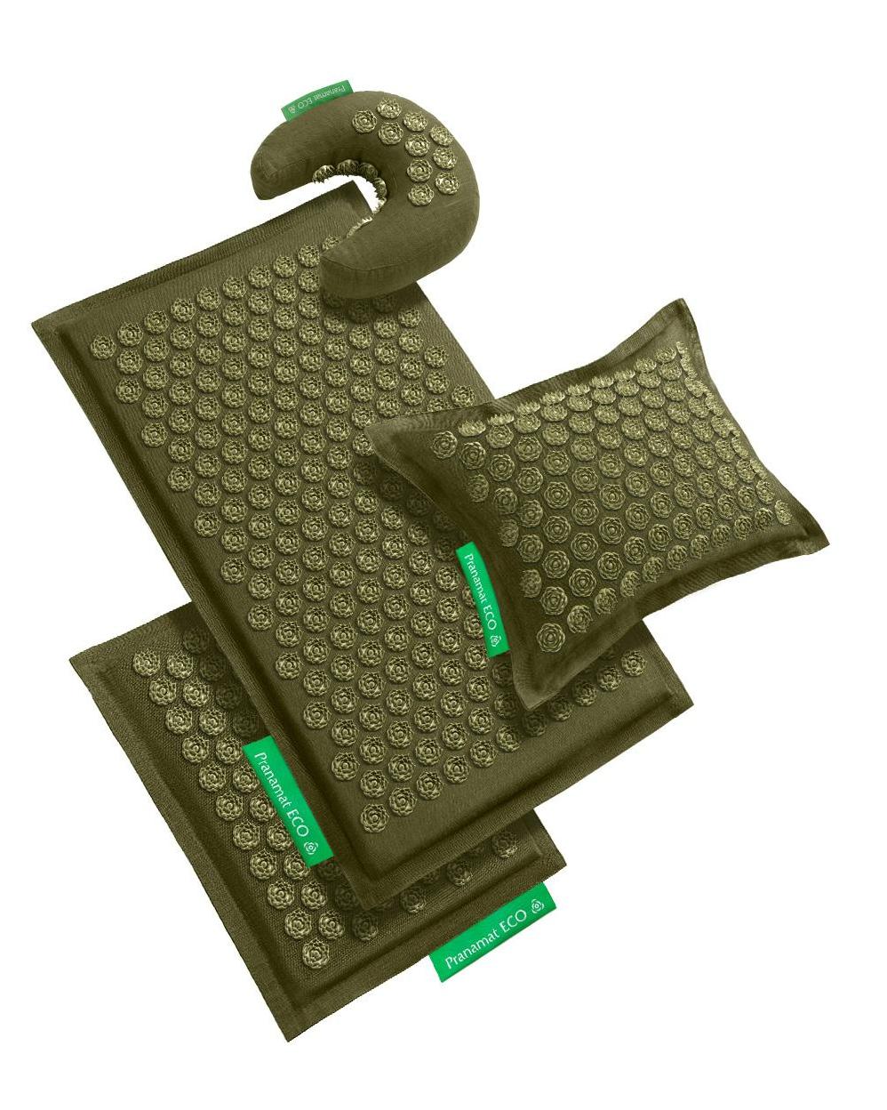 Pranamat + PranaPillow + Mini + Moon (Olive)