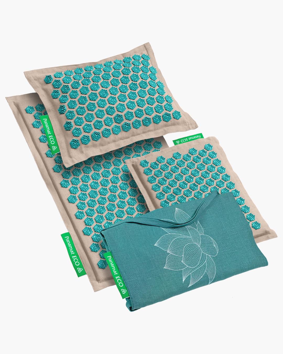 Pranamat + PranaPillow + Mini + BigBag (Lagoon)