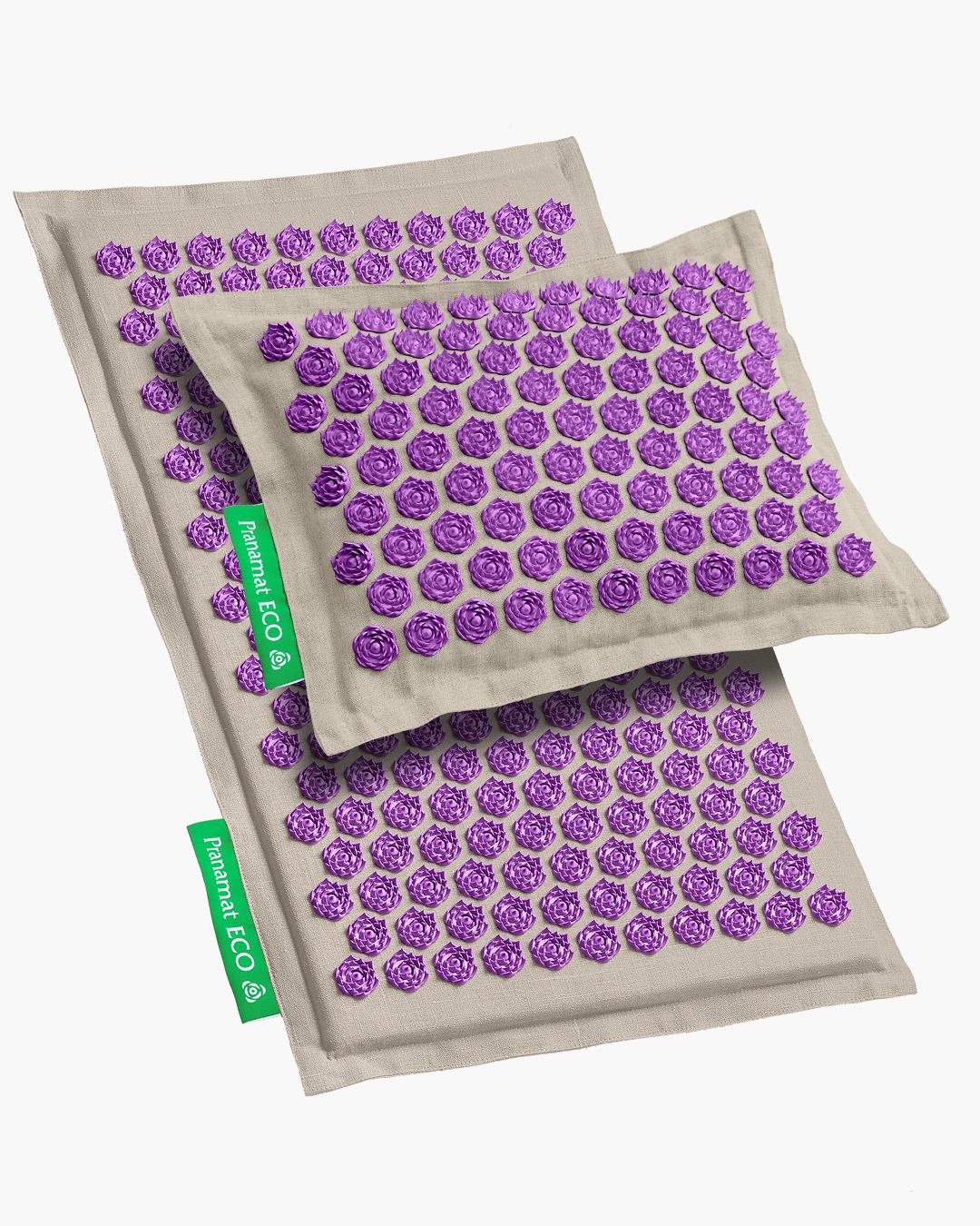 Pranamat Set (Mat + Pillow) Amethyst