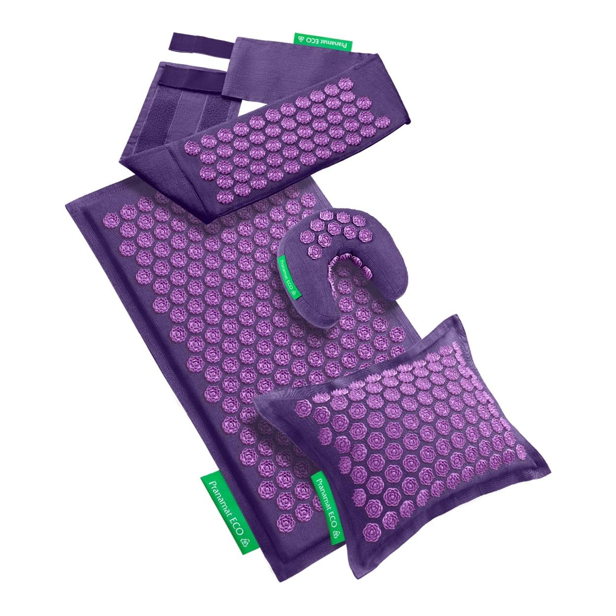 Pranamat + PranaPillow + Moon + Belt (Violet/Violet)