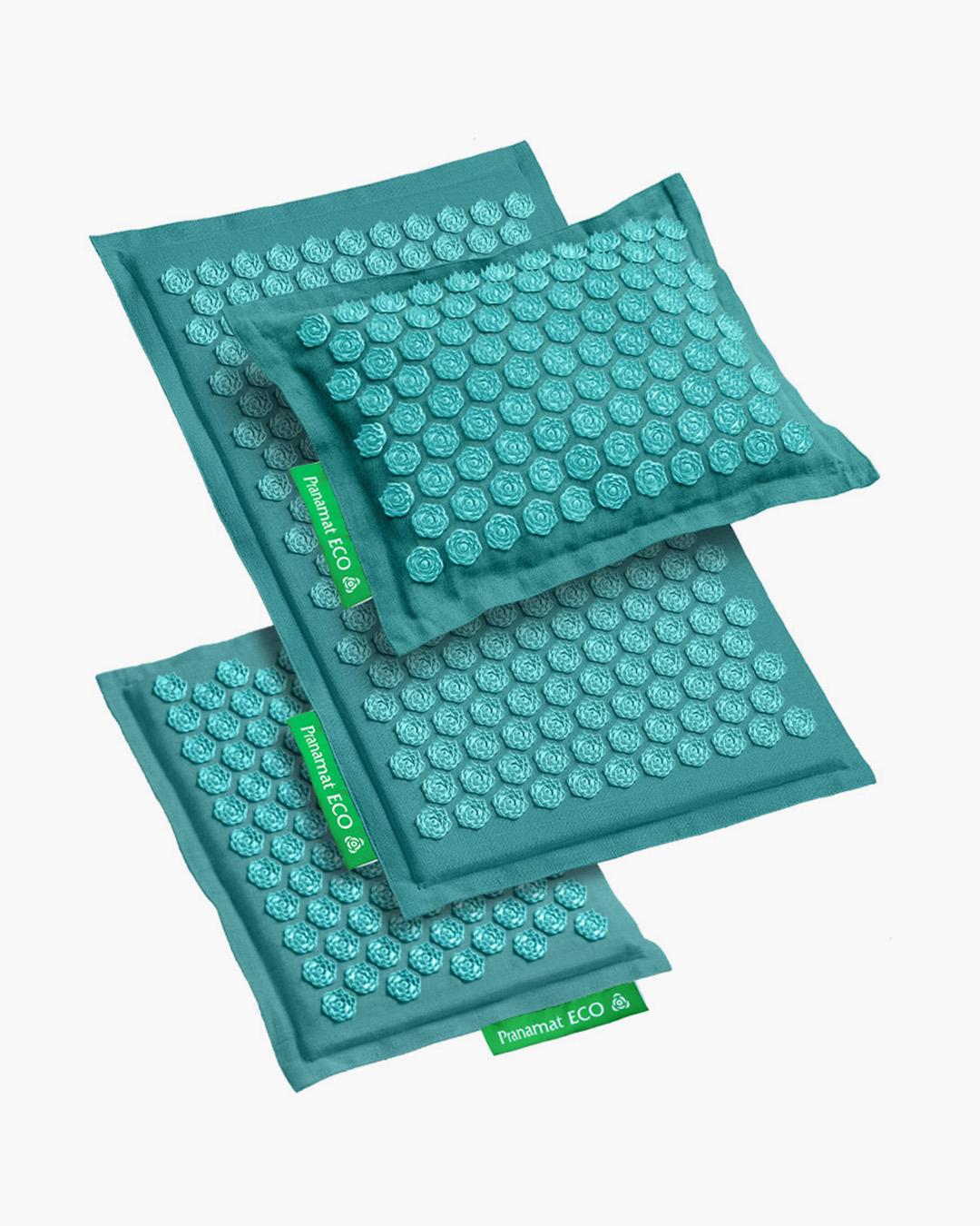 Pranamat Set (Mat + Pillow + Mini) Azur