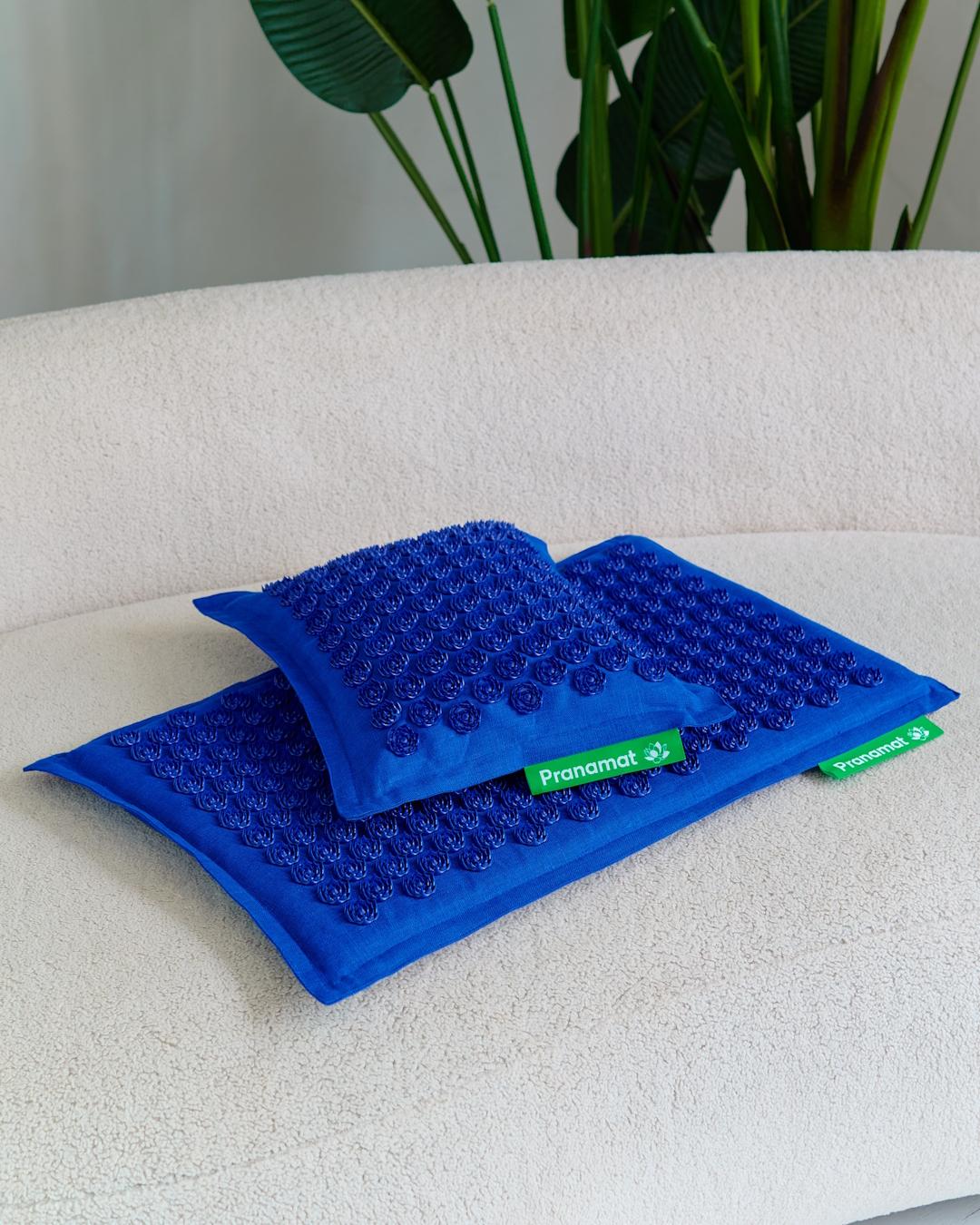 Pranamat + PranaPillow (Monaco Blue)