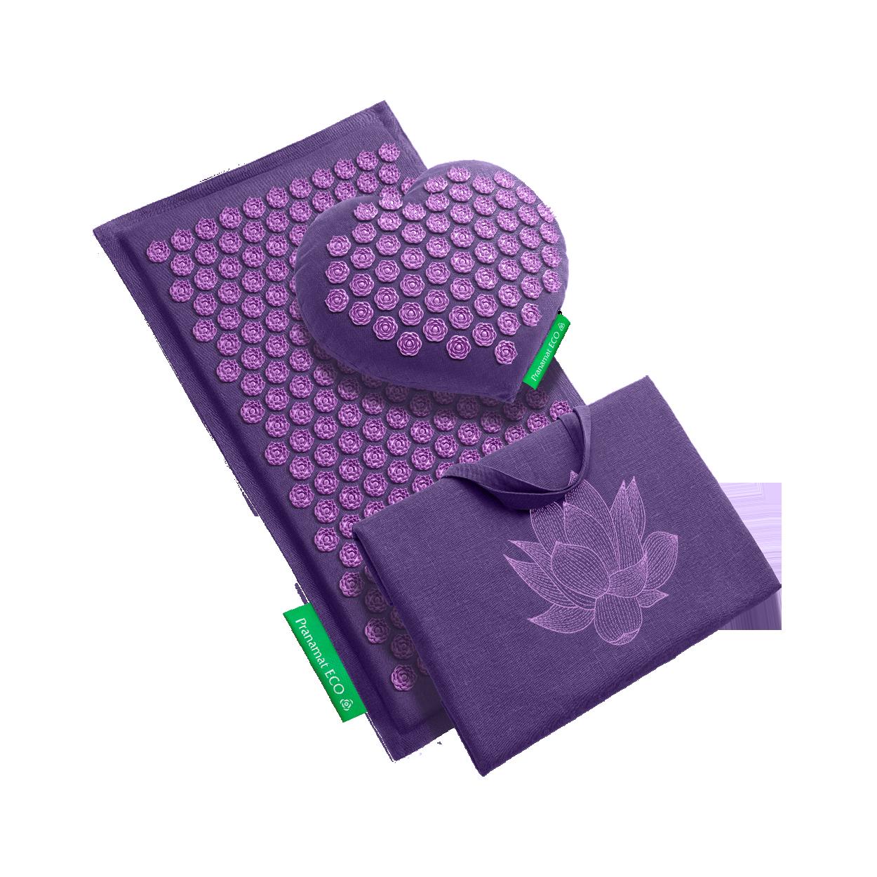 Pranamat + PranaHeart Big + Big Bag Violet & Violet