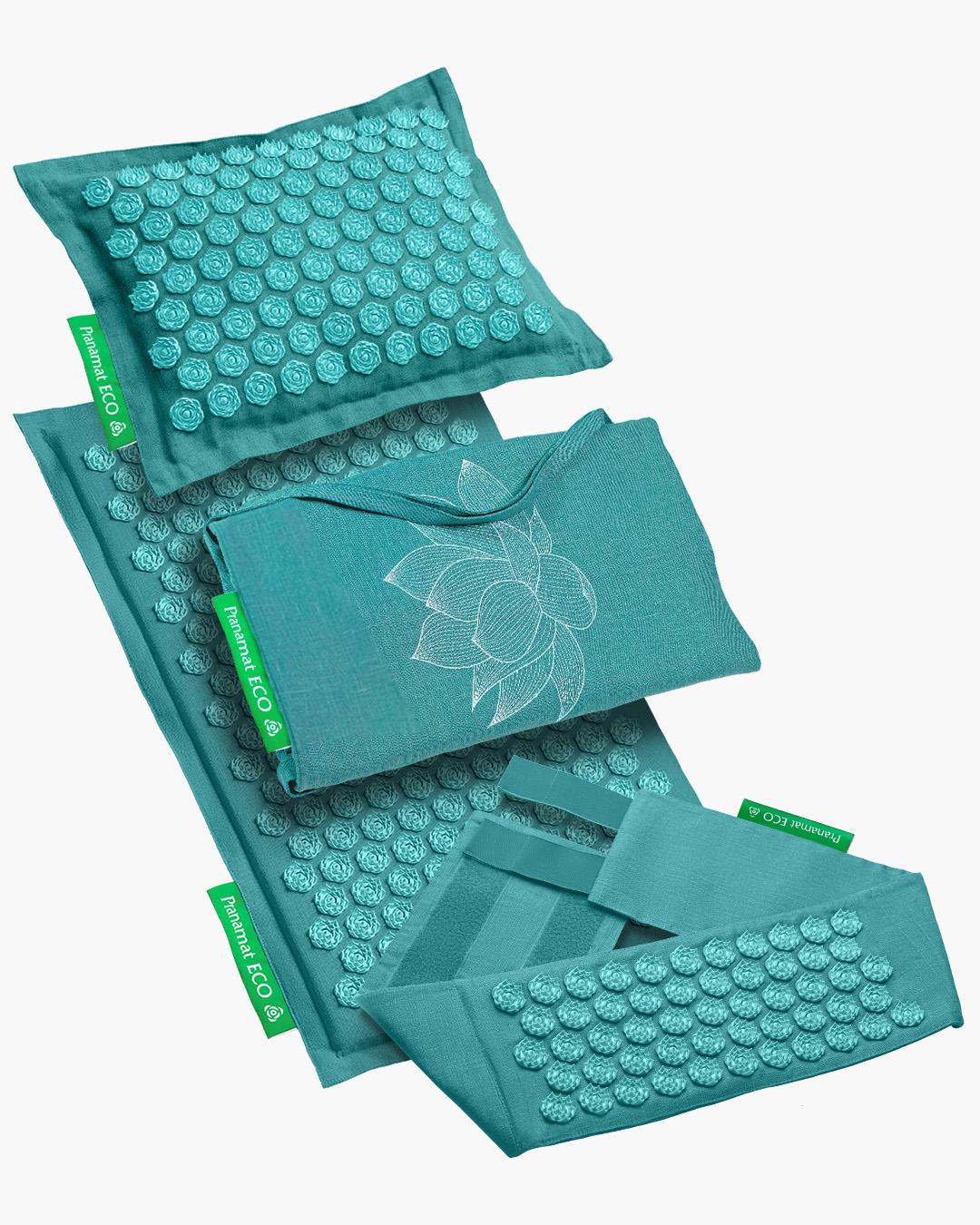 Pranamat + PranaPillow + Big Bag + PranaBelt (Turquoise)