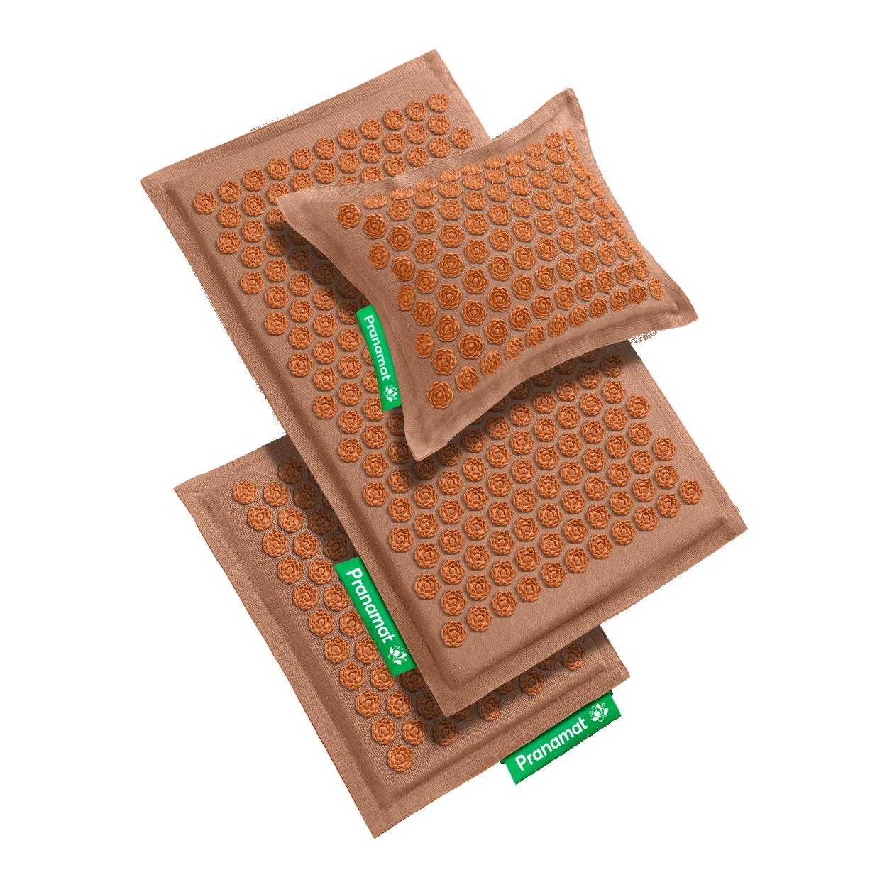 Pranamat + PranaPillow + Mini (Caramel Mousse)