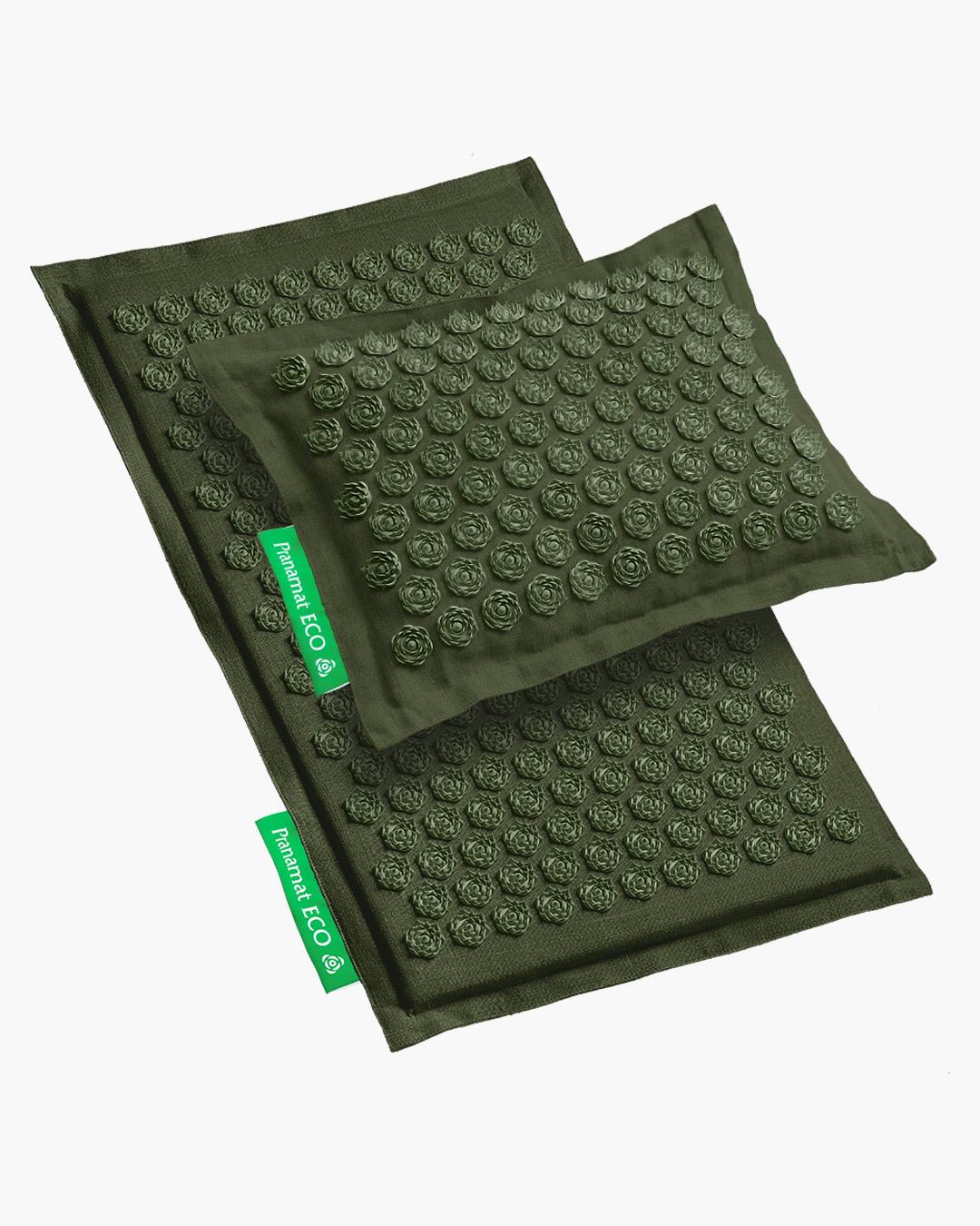 Pranamat Set (Mat + Pillow) Olive
