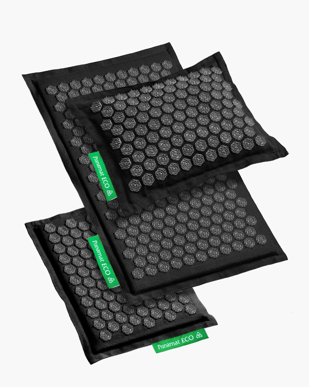 Pranamat Set (Mat + Pillow + Mini) Obsidian