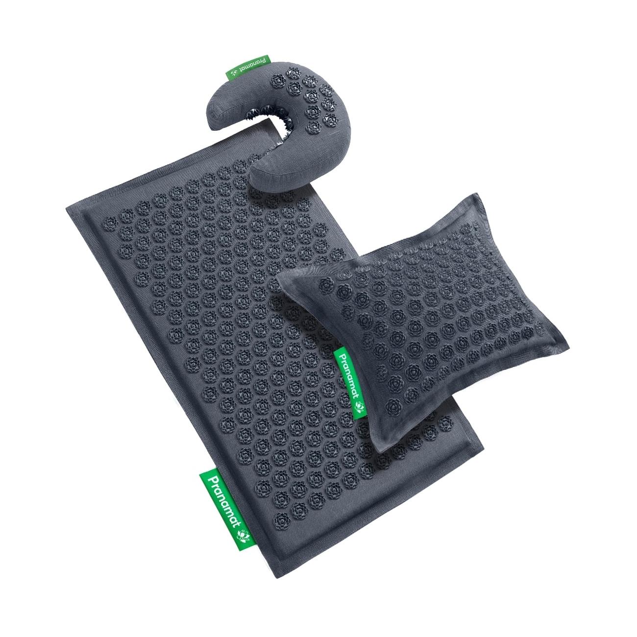 Pranamat + PranaPillow + PranaMoon (Graphite Grey)