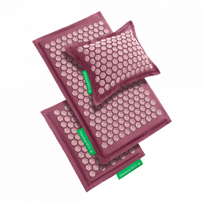 Pranamat Set (Mat + Pillow + Mini) Rosegold