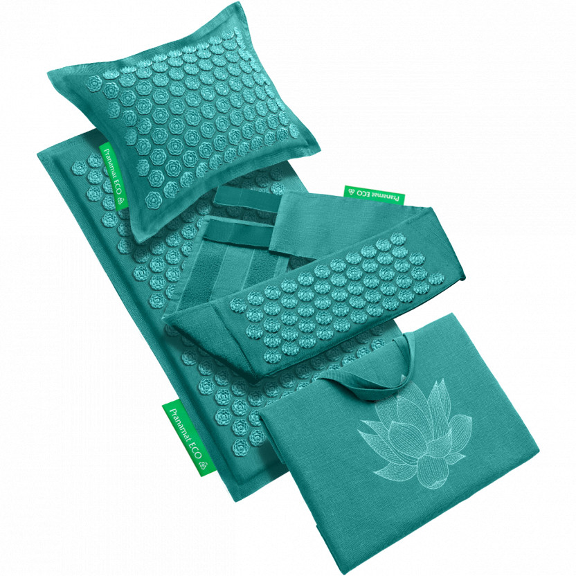Pranamat + PranaPillow + Big Bag + PranaBelt (Turquoise)