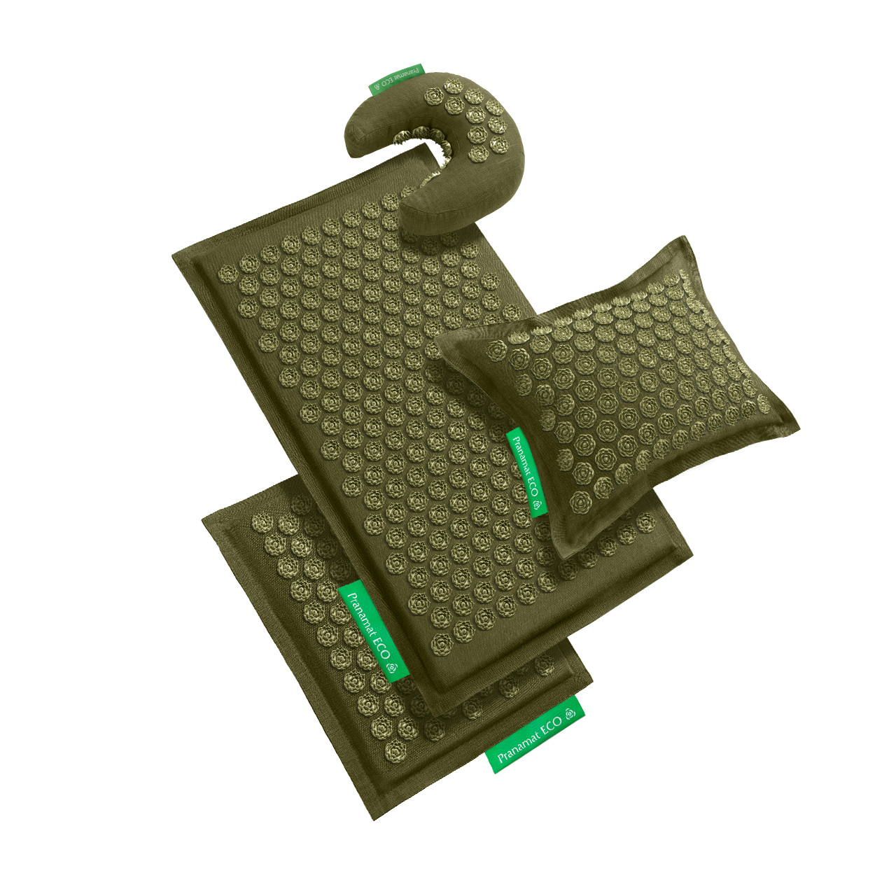 Pranamat + PranaPillow + Mini + Moon (Olive)