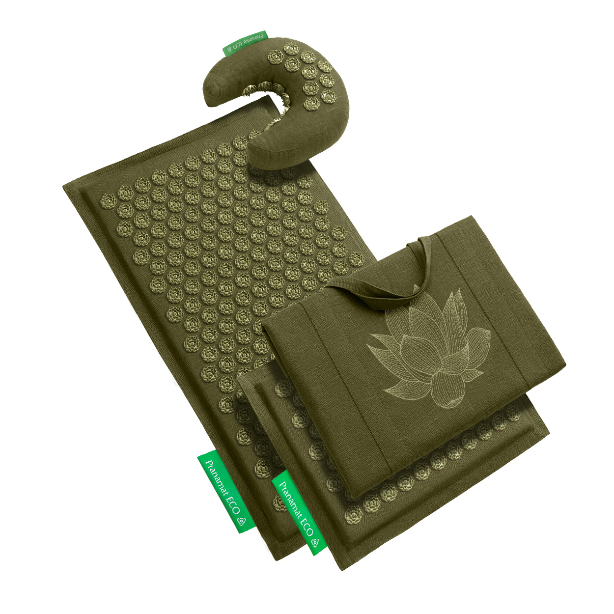 Pranamat + PranaMoon + Mini + BigBag (Olive)