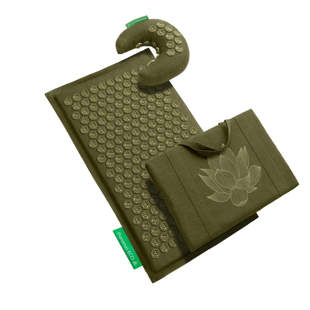 Pranamat + PranaMoon + BigBag (Olive)