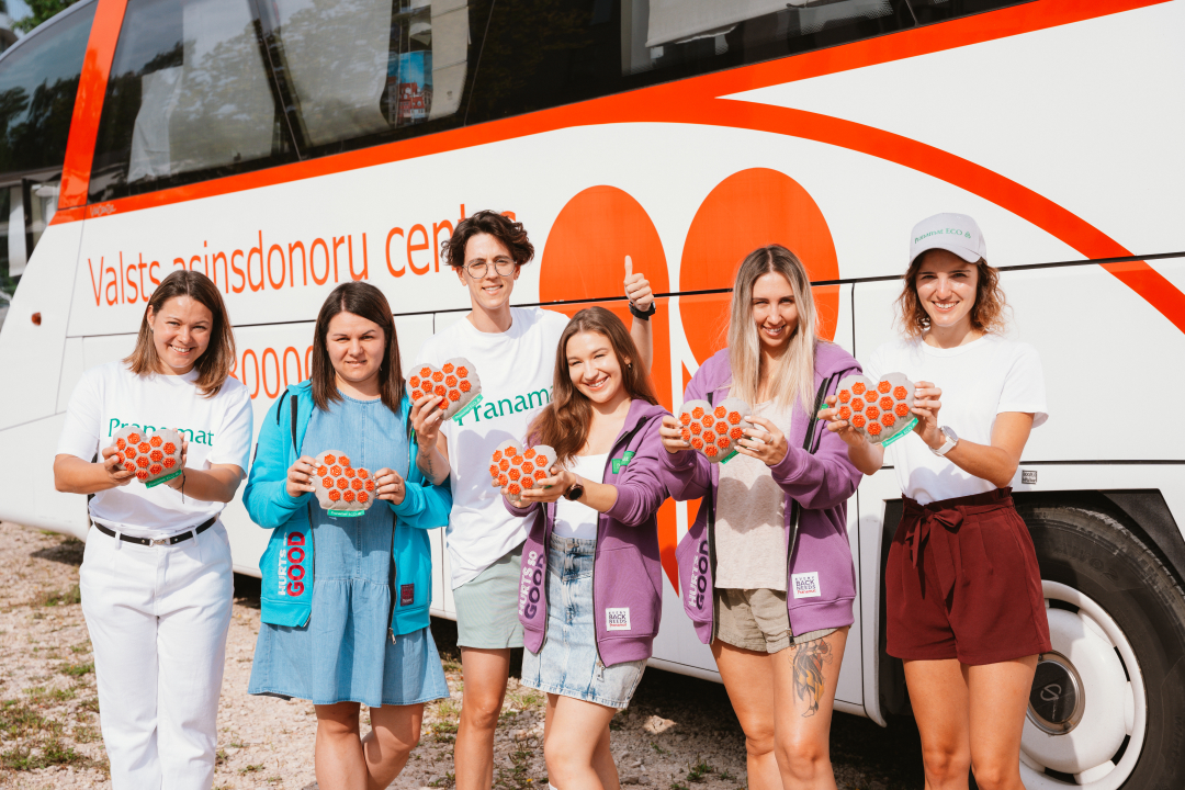 Pranamat  partnership with Latvian Blood Donation Center